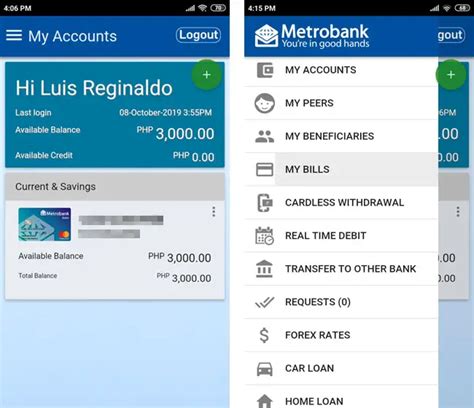 metrobank direct online.
